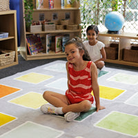 Rainforest Squares Placement Carpet