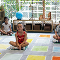 Rainforest Squares Placement Carpet