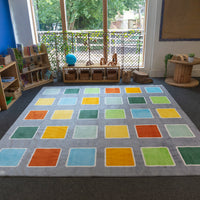 Rainforest Squares Placement Carpet